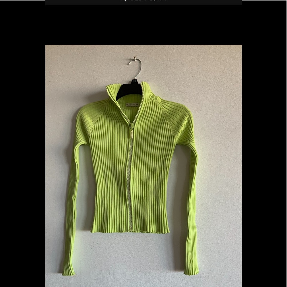 Green Spandex Top  NEW